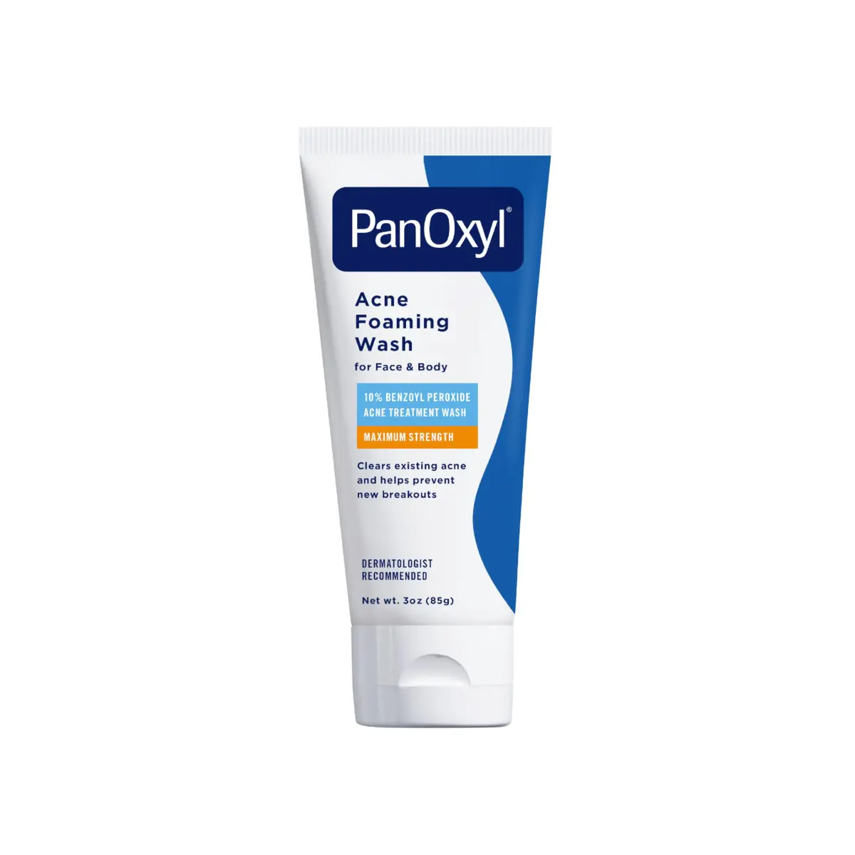 PanOxyl Acne Foaming Wash 10% Benzoyl Peroxide 85g (3 oz) | Kills Acne Bacteria on Contact - main product image