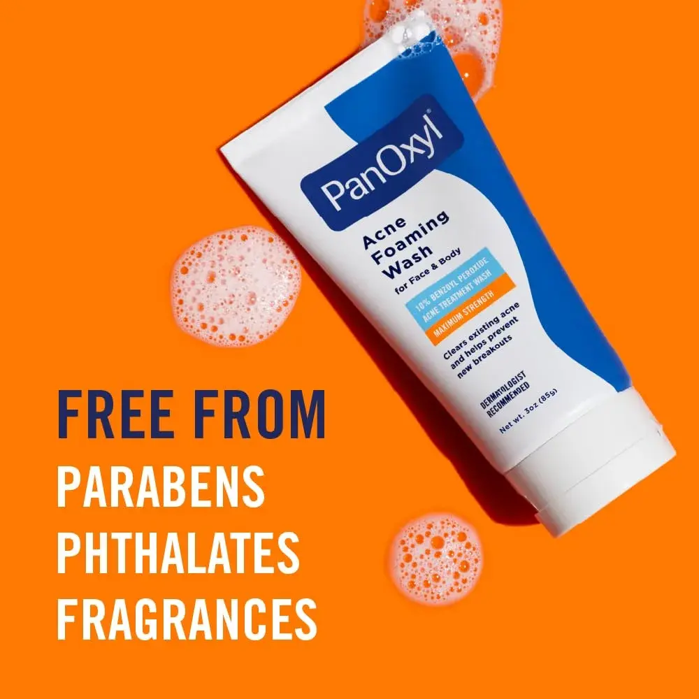 PanOxyl Acne Foaming Wash 10% Benzoyl Peroxide 85g (3 oz) | Kills Acne Bacteria on Contact - view 7