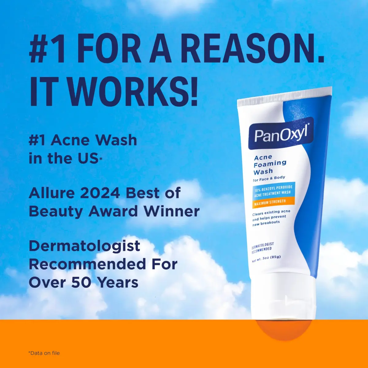 PanOxyl Acne Foaming Wash 10% Benzoyl Peroxide 85g (3 oz) | Kills Acne Bacteria on Contact - view 3