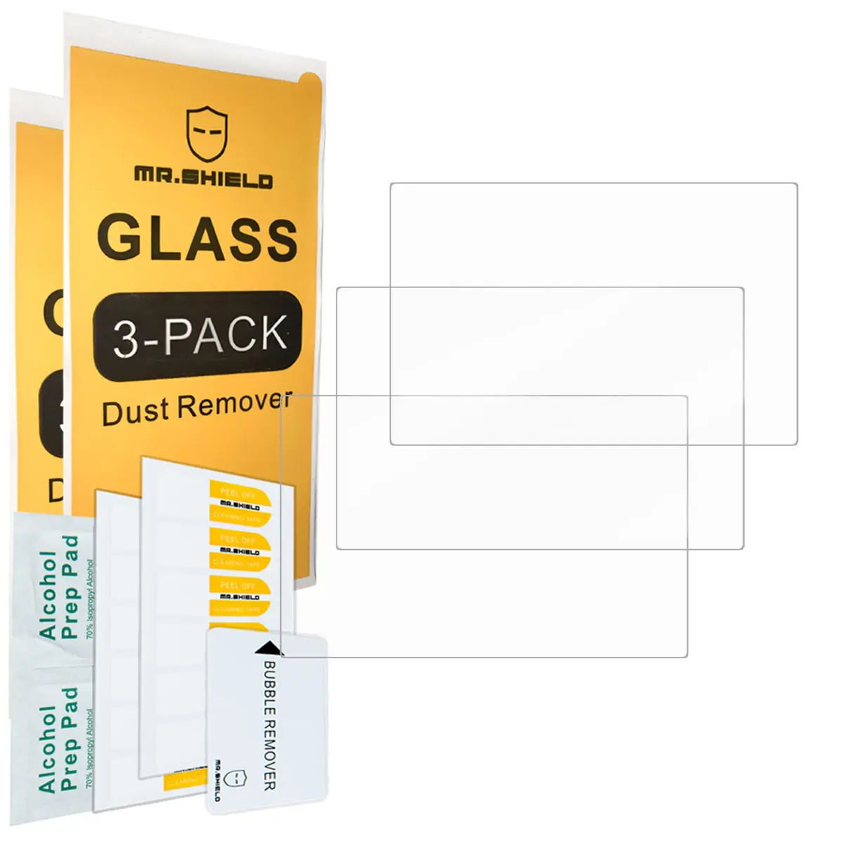 Mr.Shield 3-Pack Tempered Glass Screen Protector for Leica D-LUX 8/D-LUX 7 | Japan Glass, 9H Hardness, HD Clarity - view 2