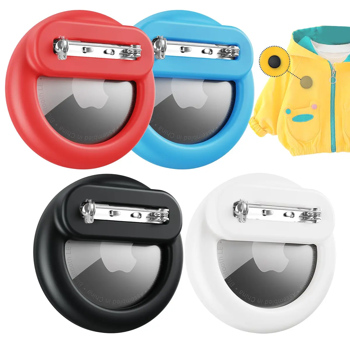 PerfiPro Airtag Holder for Kids 4 Pack | Hidden, Lightweight, Anti-Lost - main product image