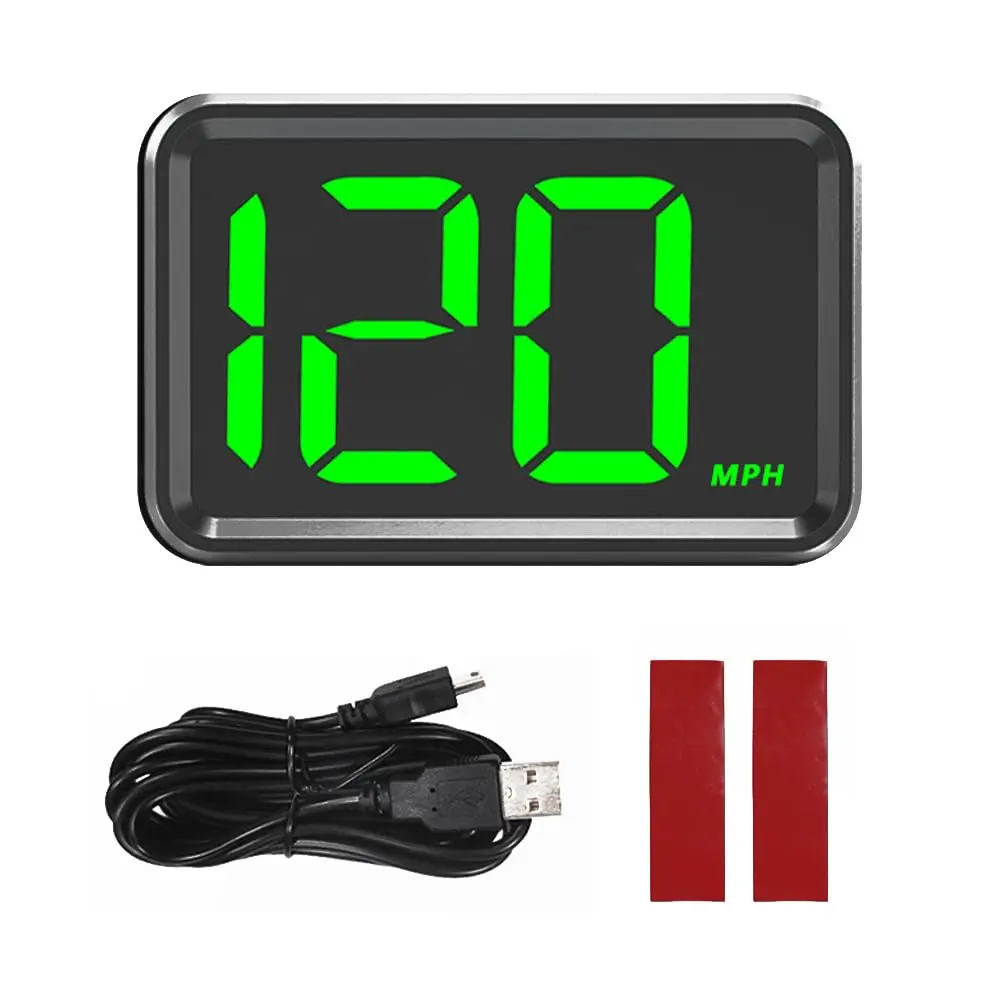 Salior Car GPS Speedometer HUD Display 2.98 x 1.96 inch | Digital Speed Test for Cars - main product image