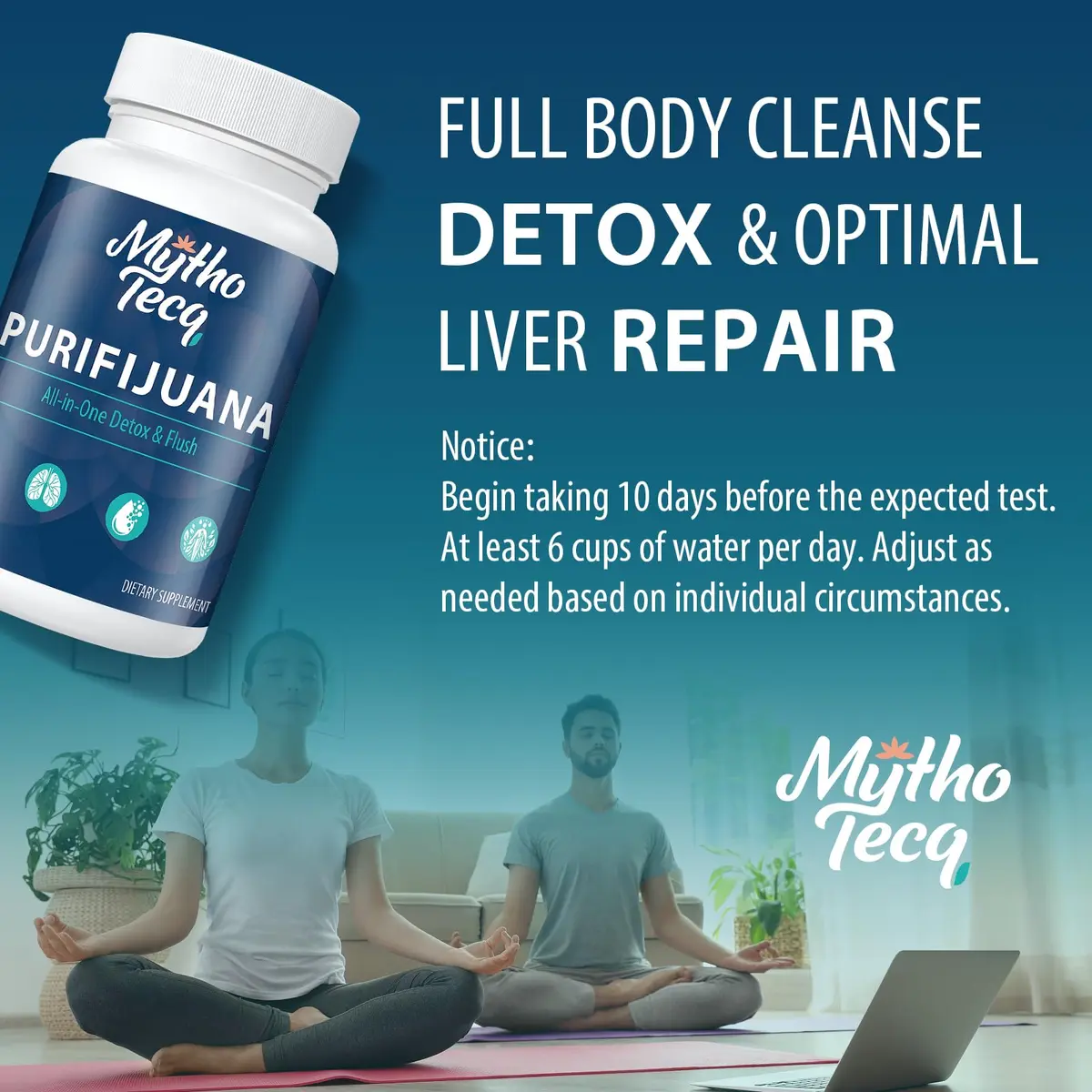 MythoTecq 90,000 MG Detox & Cleanse Capsules | Natural Herbal Liver & Kidney Support, 60 Caps - view 7