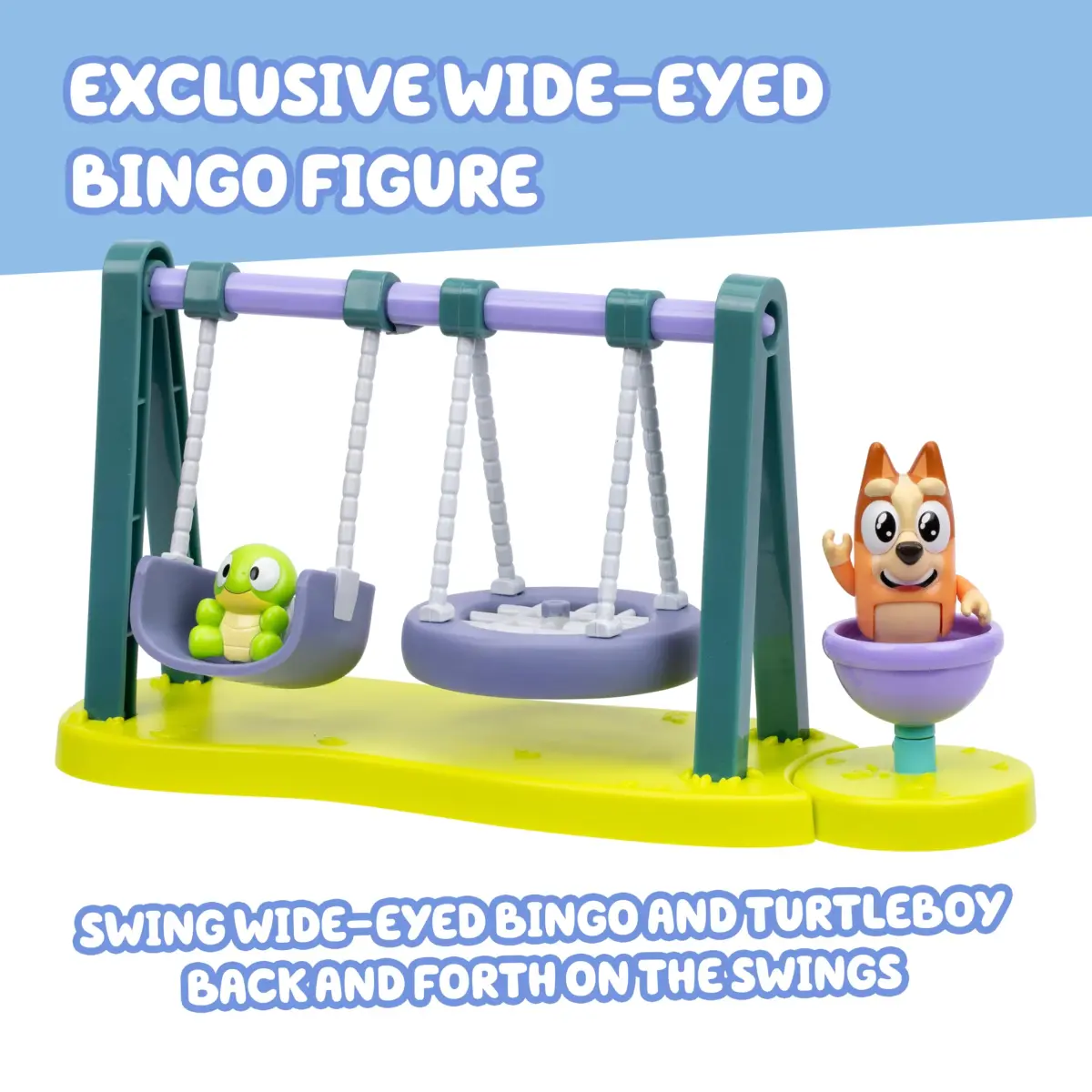 Bluey Turtleboy Backyard Playground Set with Bingo & Turtleboy Figures | ASTM-Tested Toy Playset for Kids Ages 3+ - view 5