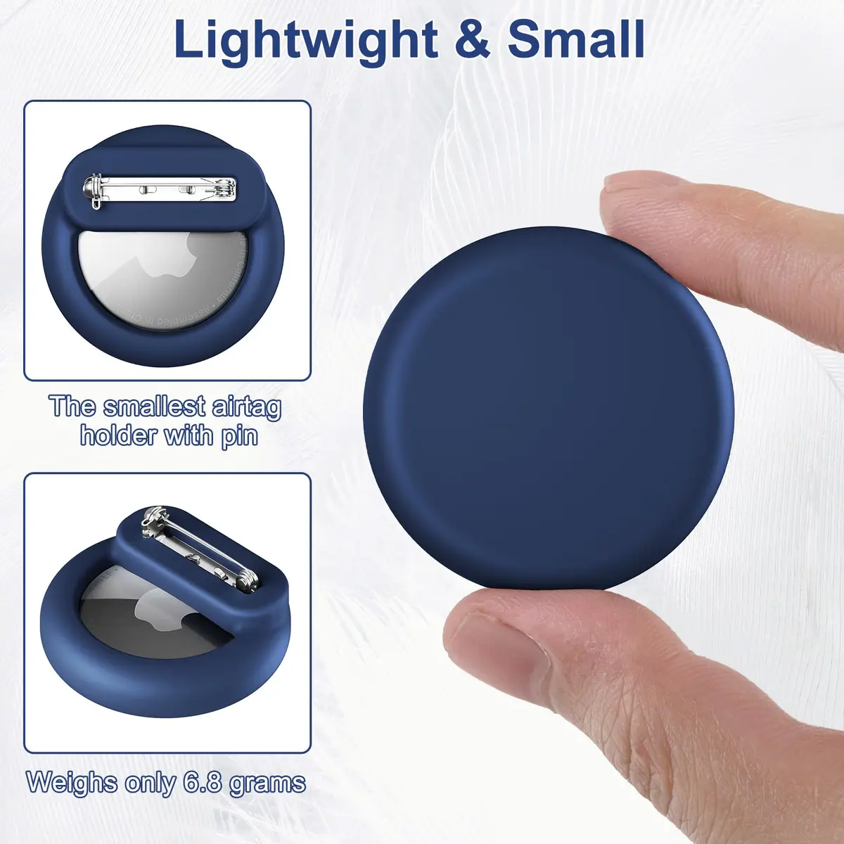 PerfiPro Airtag Kids Holder 2 Pack Hidden Lightweight Safe for Children & Elderly - view 5