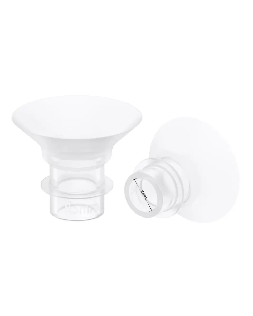 eufy Security 15mm Sizing Inserts (2-Pack) for Wearable Breast Pump S1/S1Pro/E10/E20 | Food-Grade Silicone - main product image