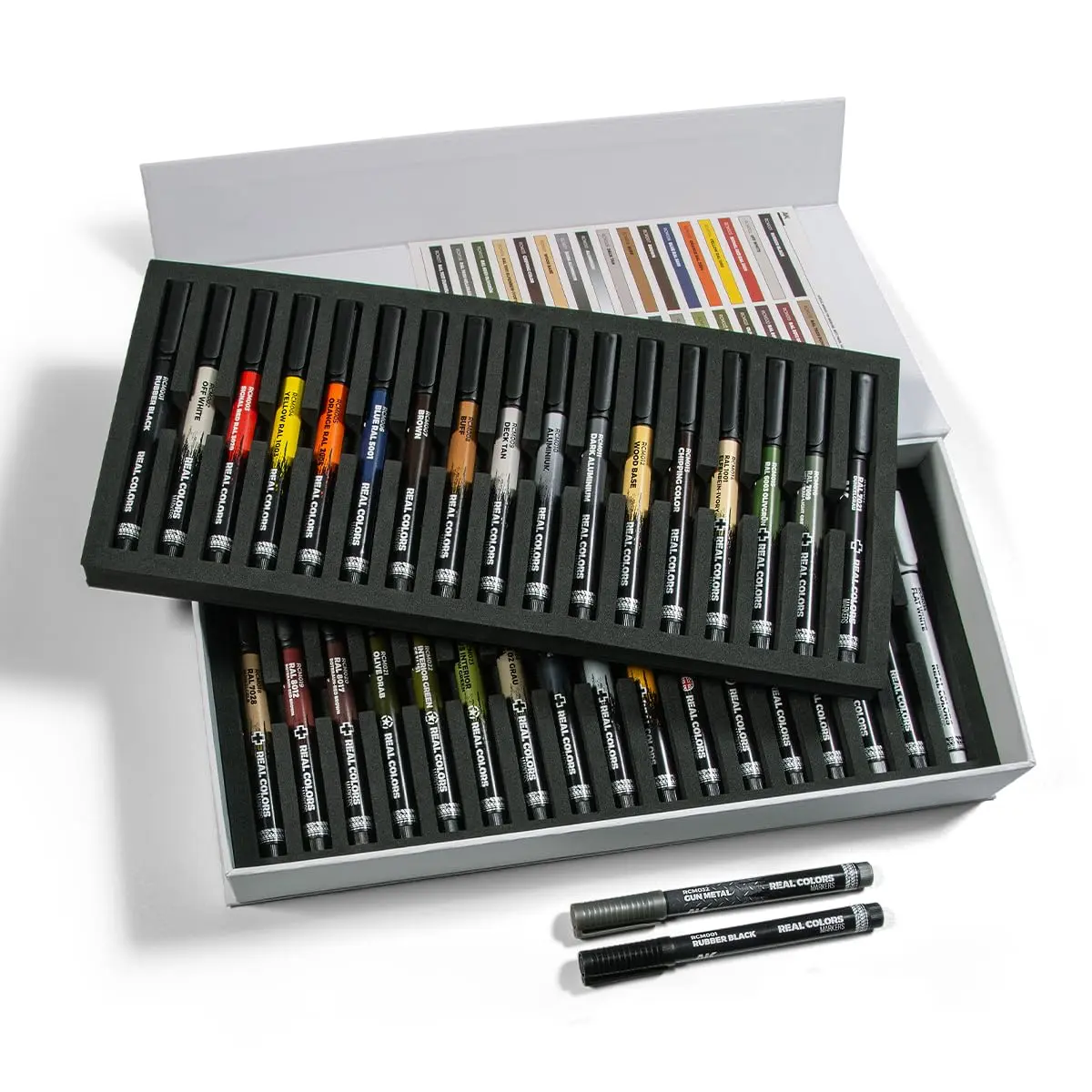 AK Interactive Special Box 34 Real Colors Markers | High Coverage Acrylic Model Paints (1 Count, 34 Colors) - view 4