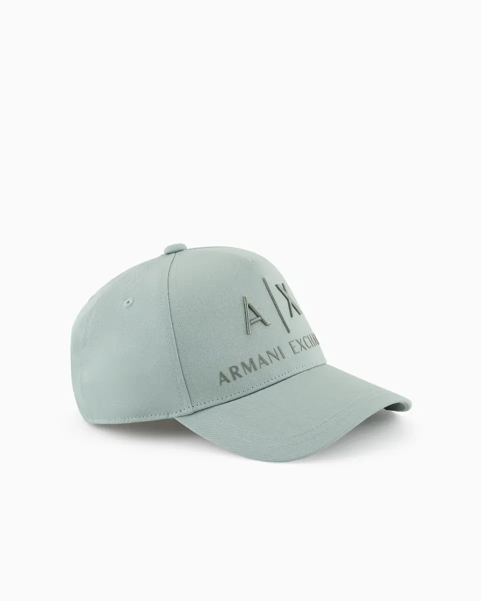Armani Exchange Men's Baseball Hat with Embroided Logo, Green Milieu/Agave, One Size | Breathable Cotton, Adjustable Fit - view 2