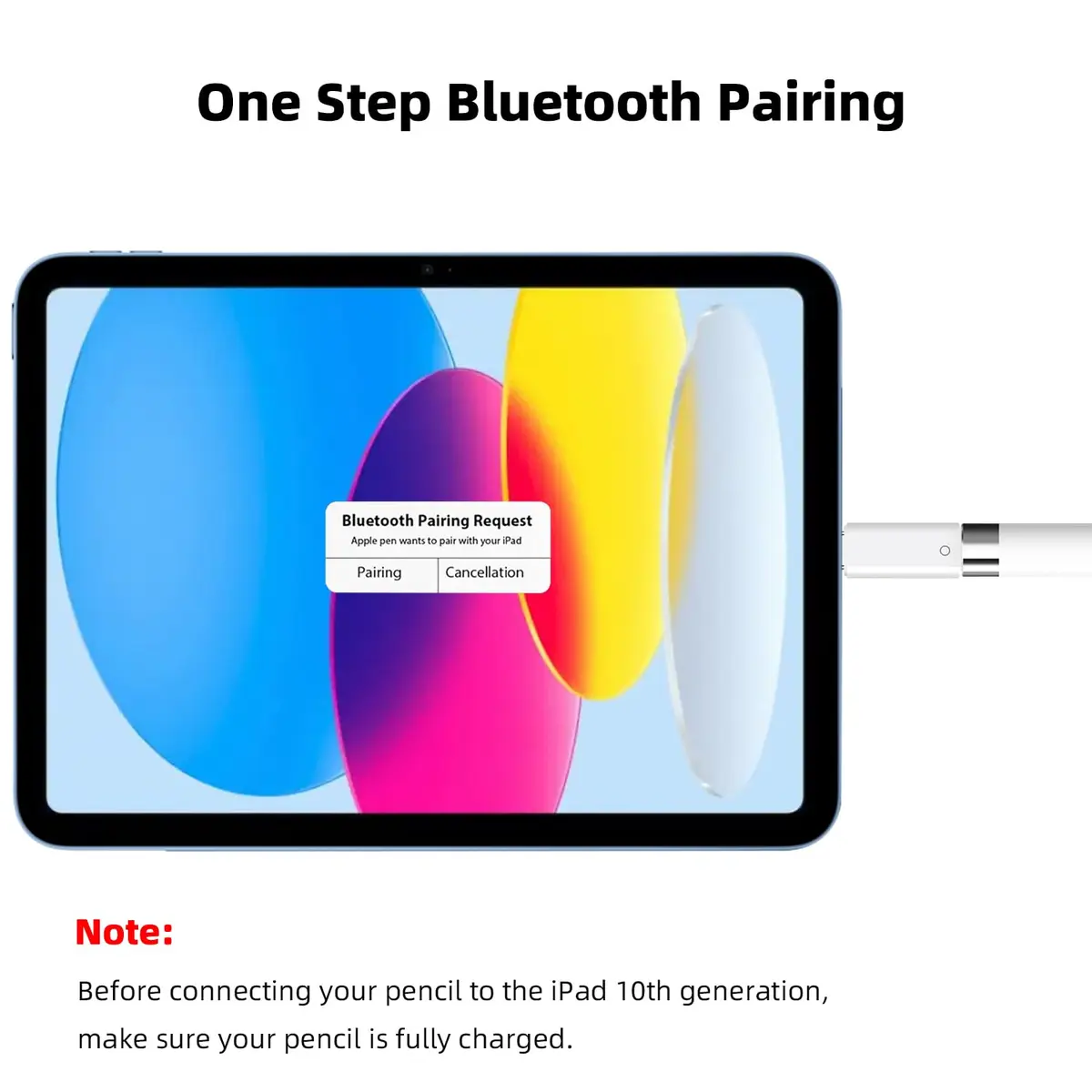 AreMe USB C to Pencil Adapter for Apple Pencil 1st Gen | White Charging Dongle for iPad 10th/11th - view 3