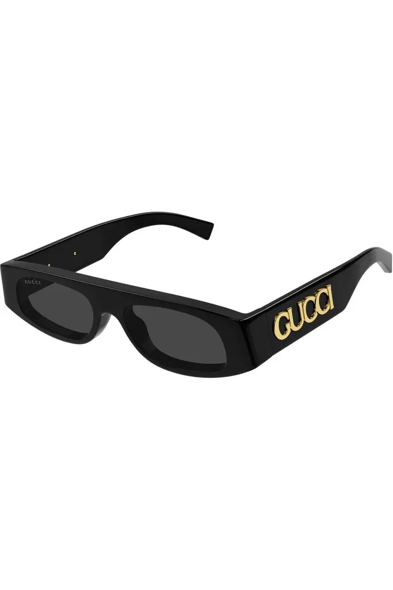 Gucci Ladies Sunglasses GG1771S 51 | Full Rim Cat Eye Style, Grey Lens, Plastic Frame, Italy - main product image