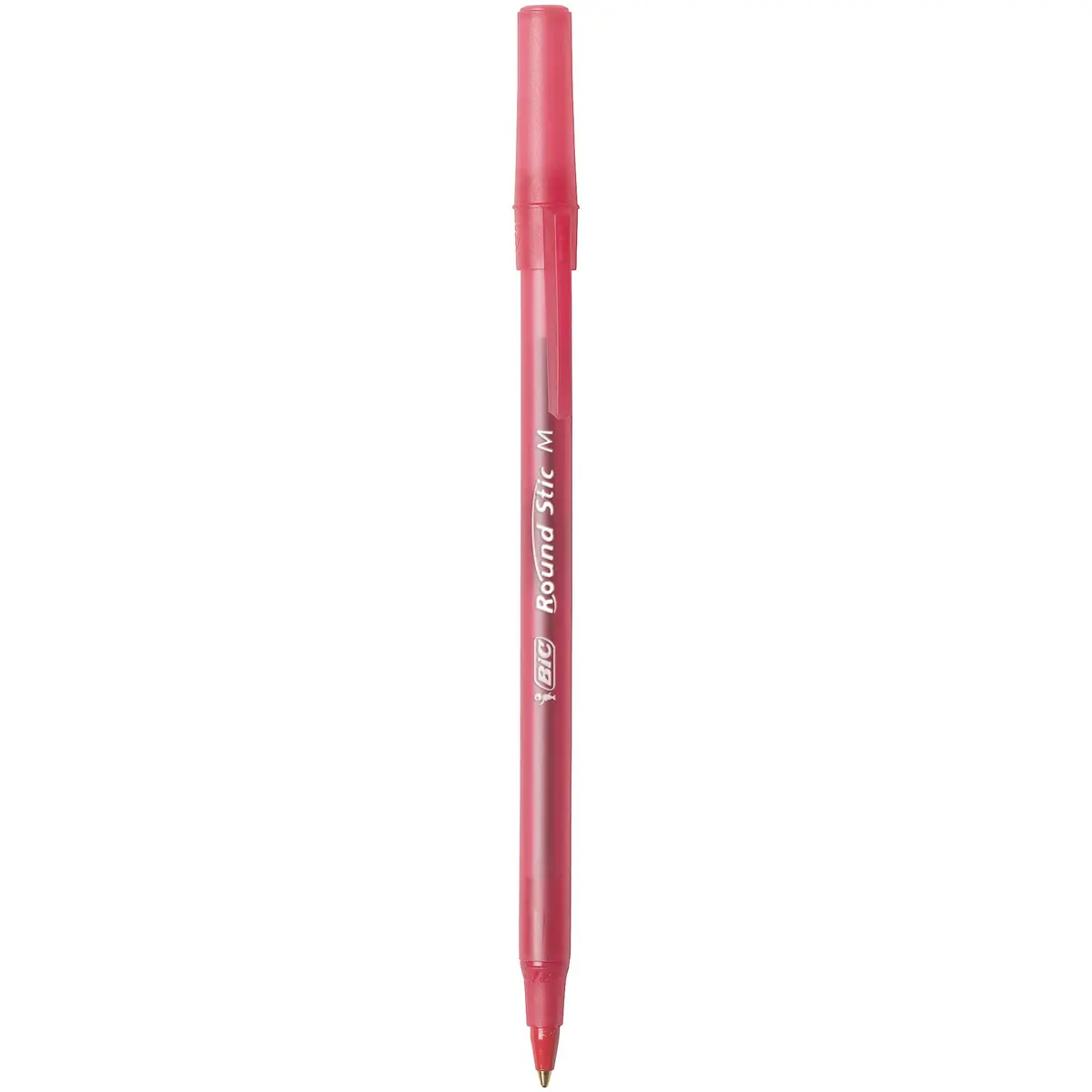 BIC Round Stic Xtra Life Red Ballpoint Pens, Medium Point (1.0mm) 20-Count | Smooth Ink Flow for Writing Comfort - view 2
