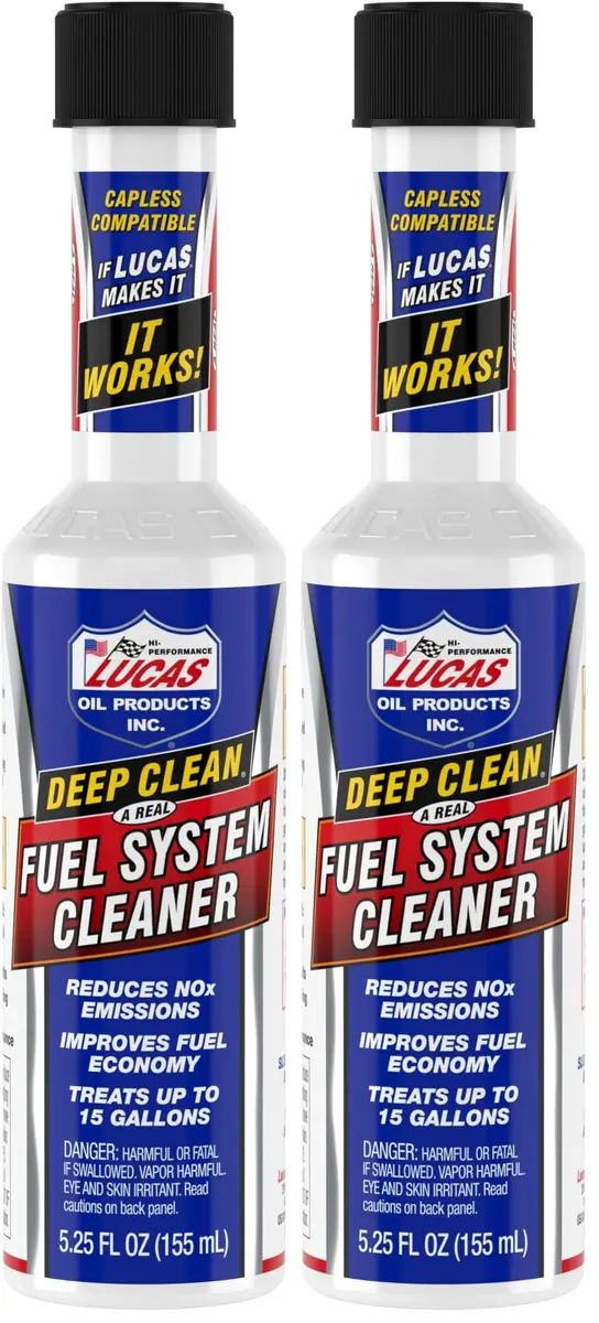 Lucas Oil Deep Clean Fuel System Cleaner 5.25 Fl Oz (2 Pack) | Deep cleans & reduces NOx emissions - main product image