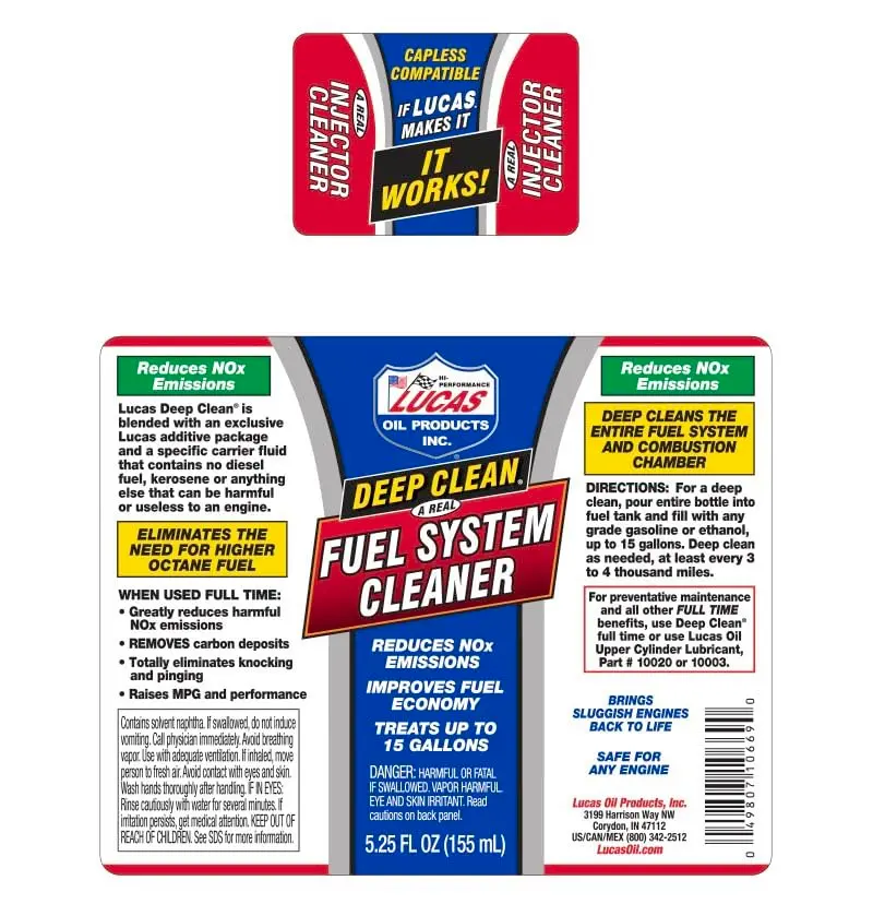 Lucas Oil Deep Clean Fuel System Cleaner 5.25 Fl Oz (2 Pack) | Deep cleans & reduces NOx emissions - view 5