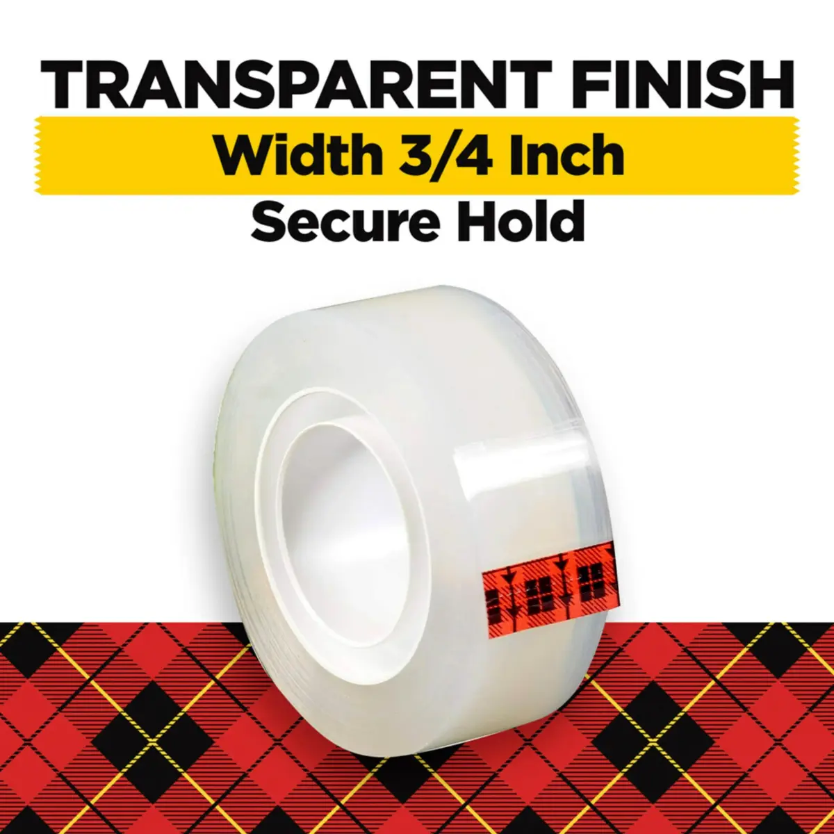 Scotch Transparent Tape 3/4 in x 1000 in Rolls | 6 Rolls (Pack of 2) | Clear Adhesive Tape for Office & Home Use - view 2