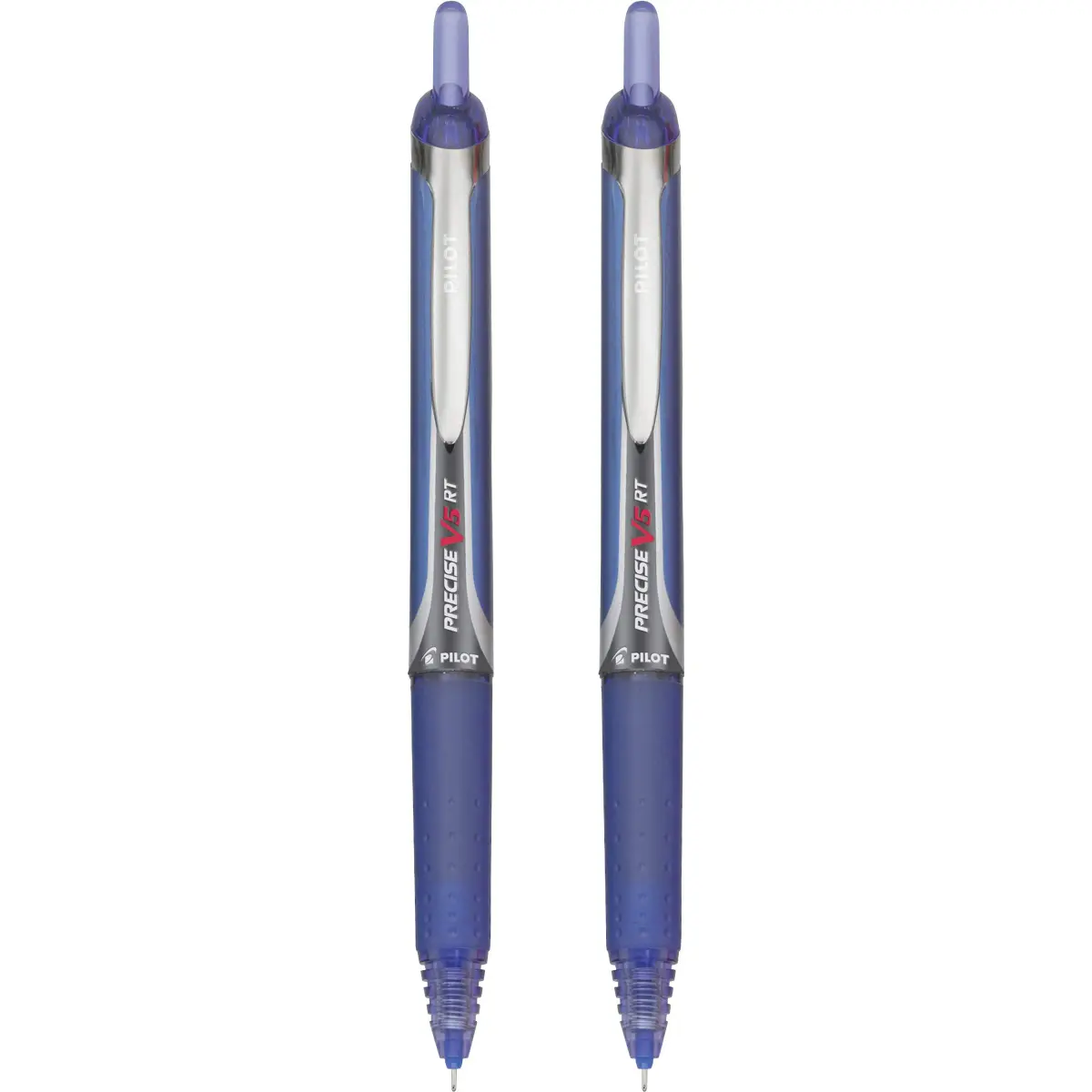 Pilot Precise V5 RT Rolling Ball Pens Blue Ink 0.5mm Extra Fine Point 4-Pack | Smooth Writing for Students & Professionals - view 3