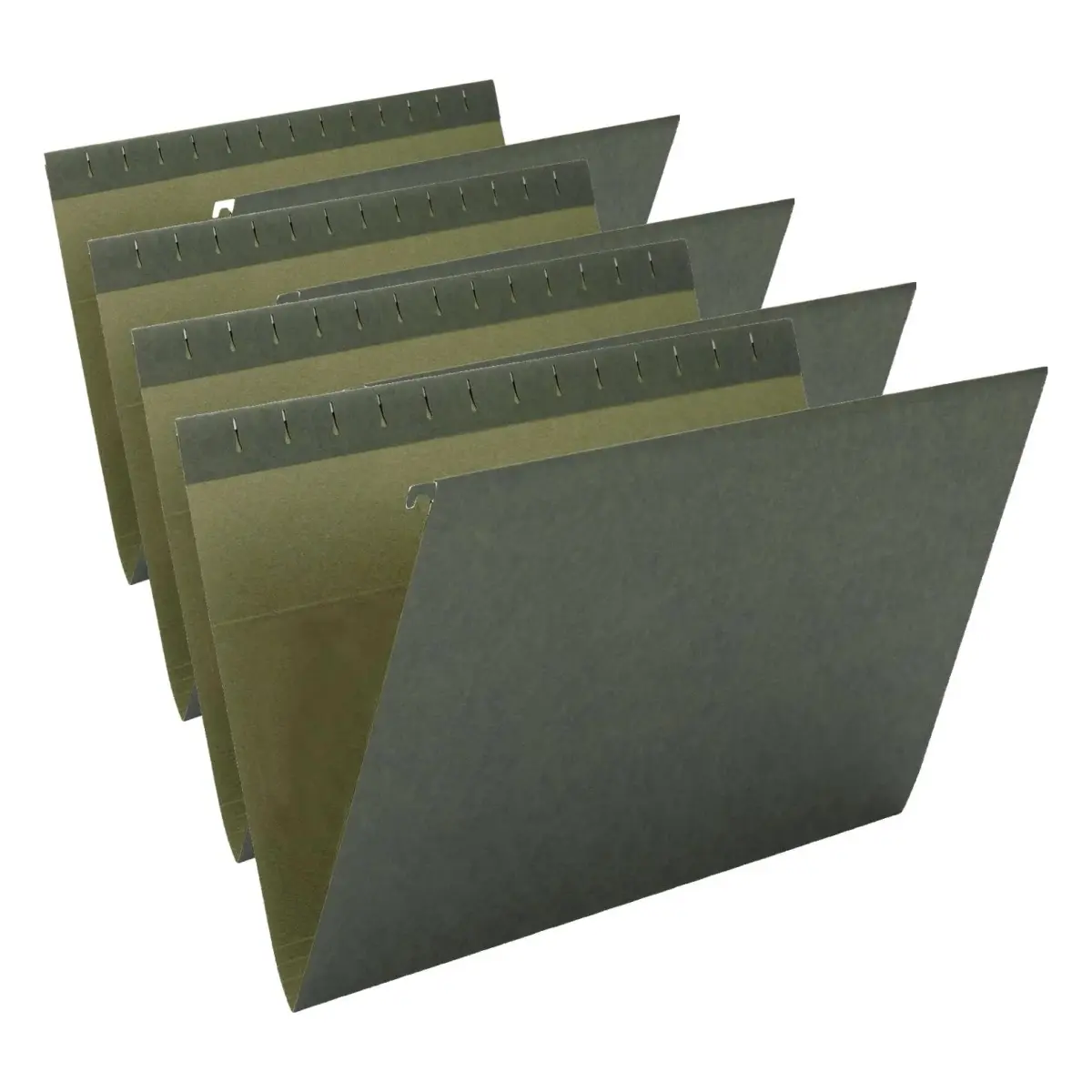Smead Hanging File Folders Letter Size Standard Green 25 per Box (Pack of 4) | 11 pt. Stock, 10% Recycled Content - main product image