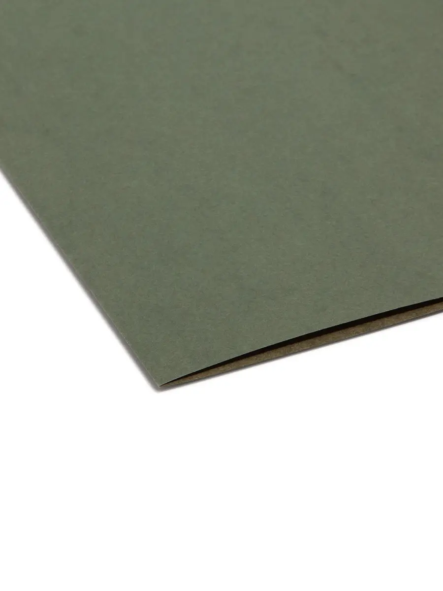 Smead Hanging File Folders Letter Size Standard Green 25 per Box (Pack of 4) | 11 pt. Stock, 10% Recycled Content - view 4