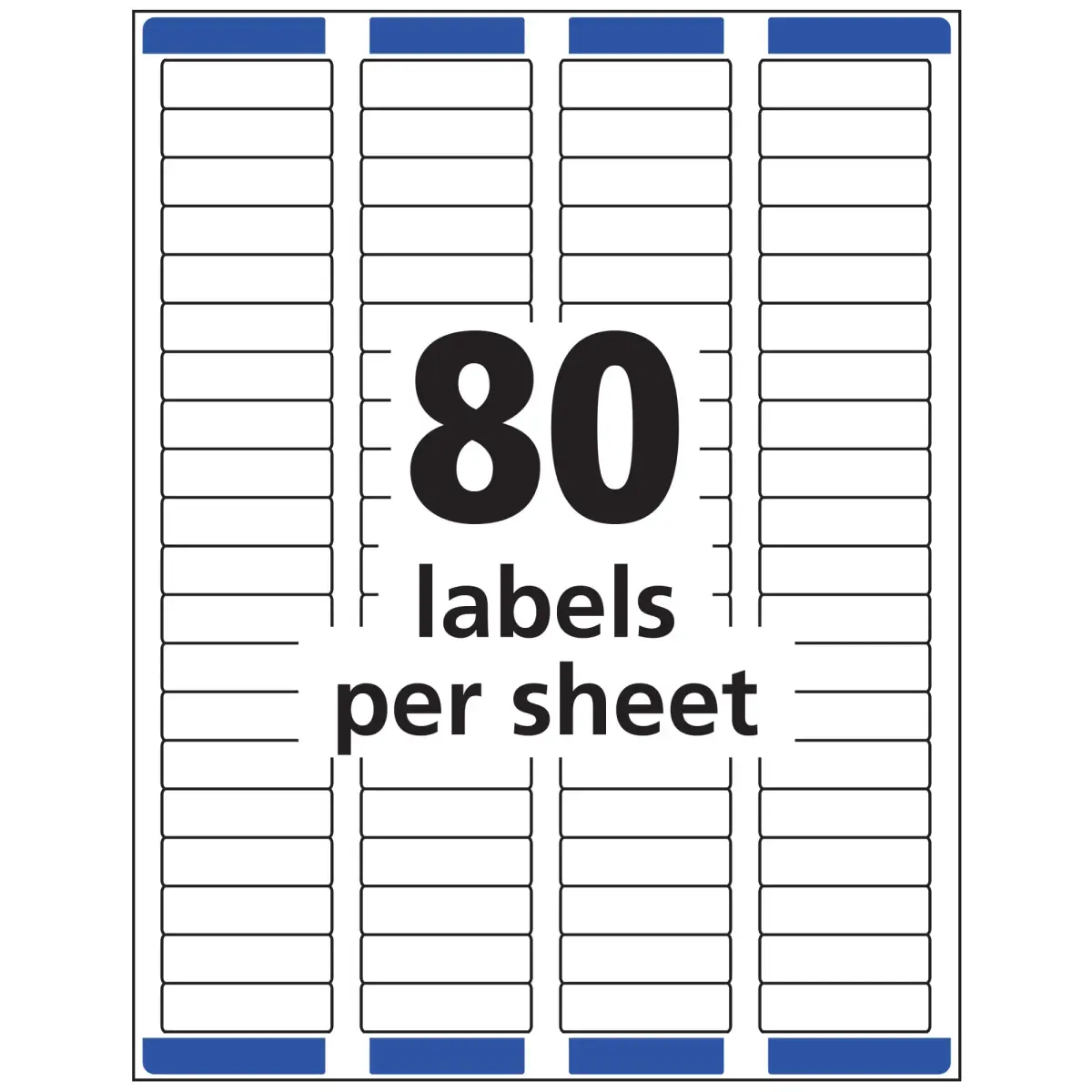 Avery Matte Clear Return Address Labels 0.5" x 1.75" (10,000 Labels Total) | Sure Feed Technology for Laser Printers - view 4