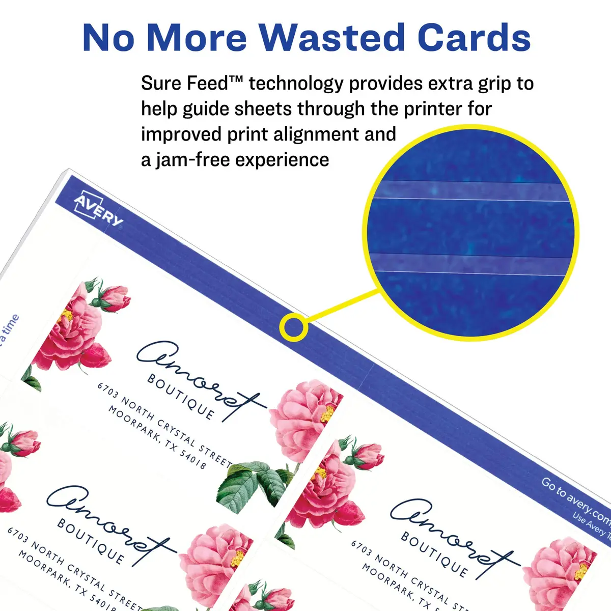 Avery Business Cards 2" x 3.5" | Premium Inkjet-Ready Cardstock (70-120c) - view 4