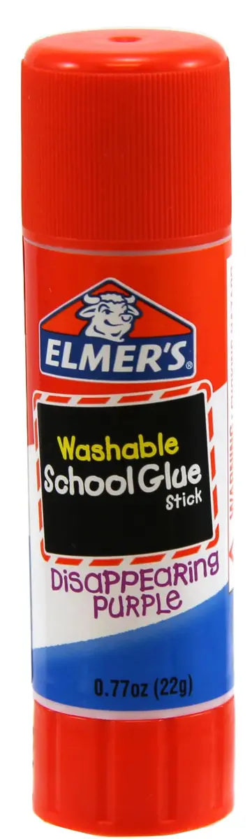 Elmer's Disappearing Purple School Glue Sticks, Washable, 22 Grams, 6 Count | #1 Teacher Brand, Dries Clear - view 6