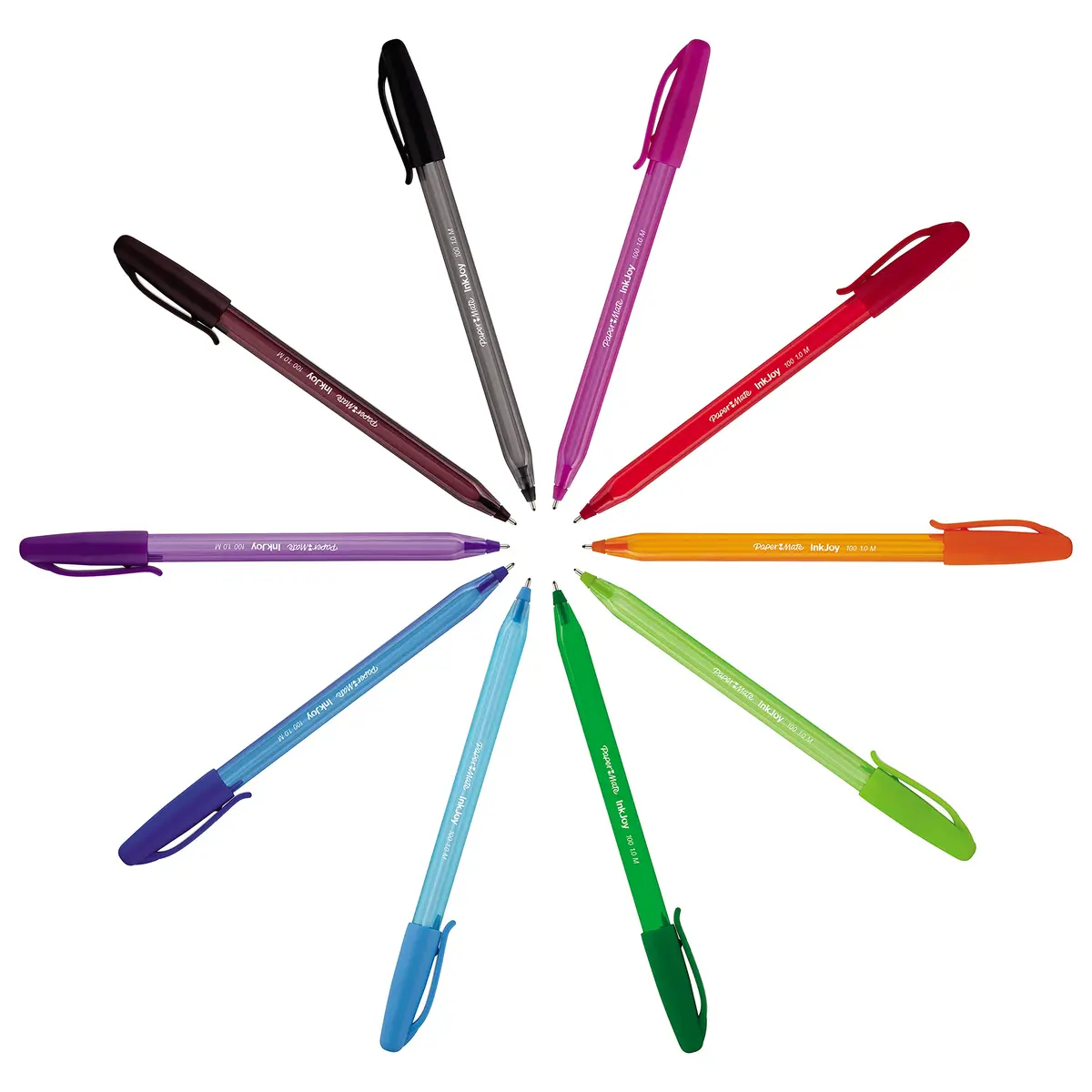 Paper Mate InkJoy 100ST Ballpoint Pens 1.0mm Assorted 36 Pack | Smooth, Vibrant Ink for School & Office - view 3