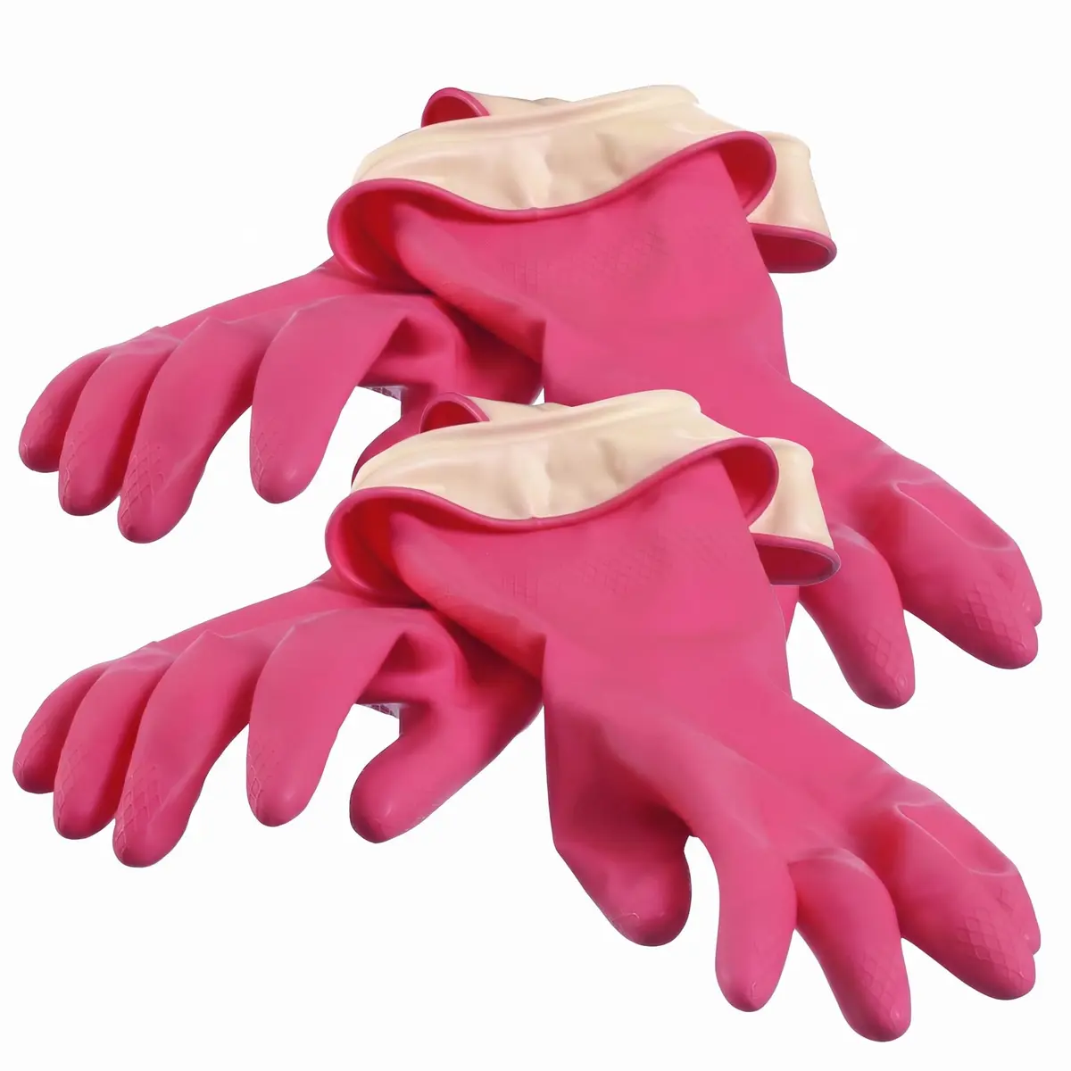 Casabella Waterblock Reusable Household Cleaning Gloves, Medium | Latex Gloves with Waterblock Cuff for Household Use - main product image