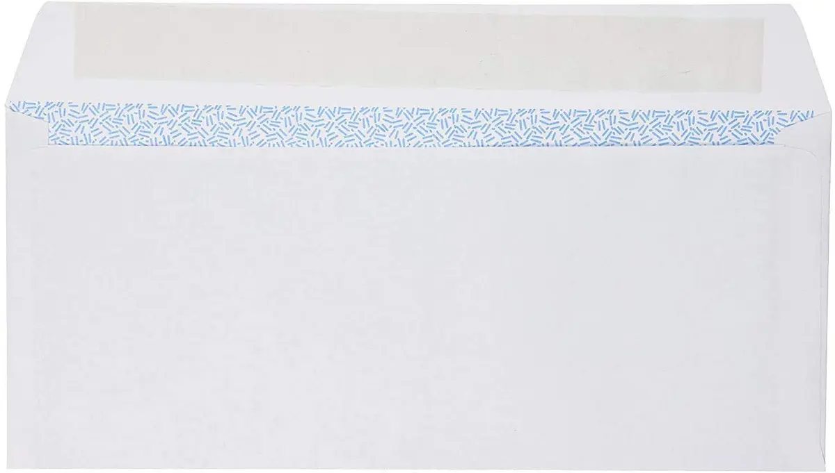 Mead #10 Security Envelopes 10.5cm x 24.1cm (4-1/8" x 9-1/2") | Self-Adhesive, 90 Count, White - view 2