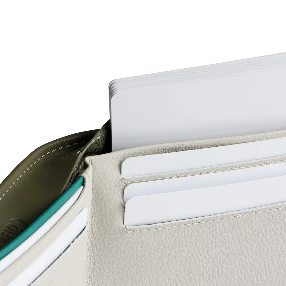 Bellroy Hide & Seek Slim Leather Bifold Wallet with RFID Blocking - Willow - view 6