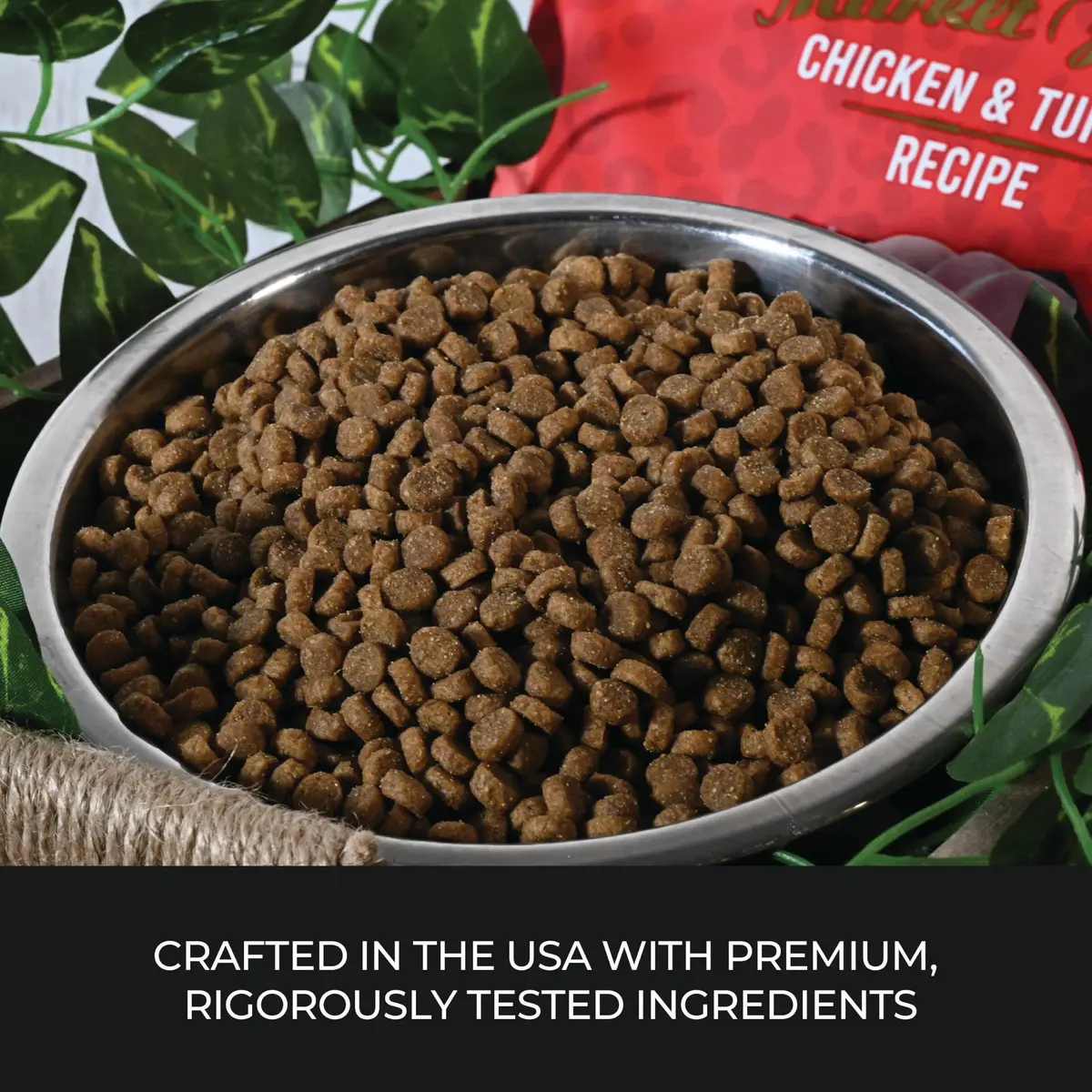 Fussie Cat Market Fresh Chicken & Turkey Recipe, Dry Cat Food, 3.5lb Bag | Meat-First Nutrition for All Life Stages - view 2