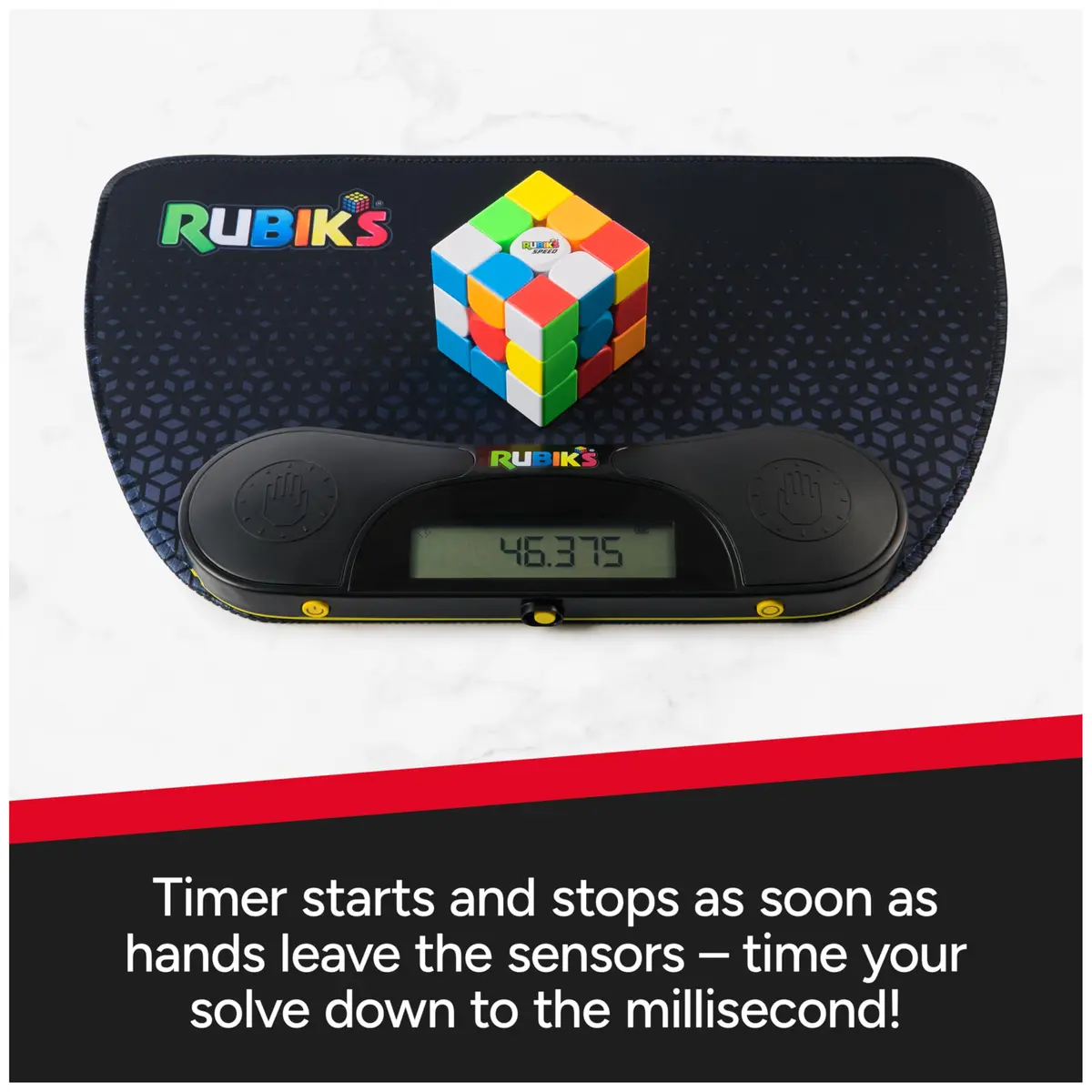 Rubik's Speed Timer & Mat Set for Speedcubing | Practice for Competitions with Precision Timing - view 4