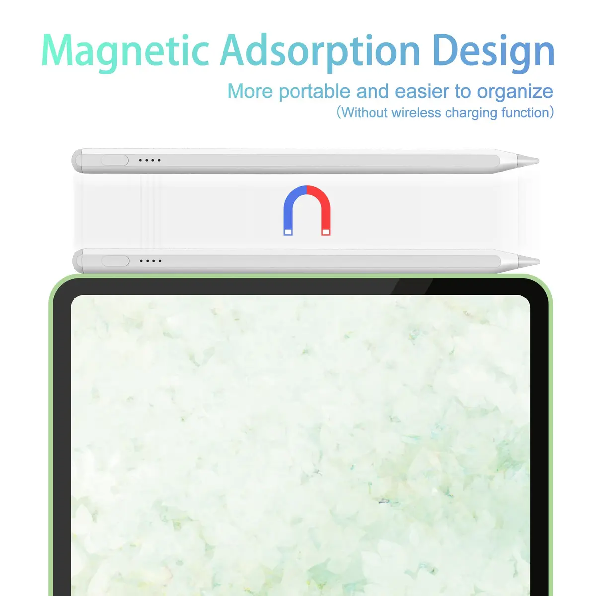 RKItE Stylus Pen for iPad 11th & 10th Gen | Fast Charge & Palm Rejection (White, 1 Pack) - view 6