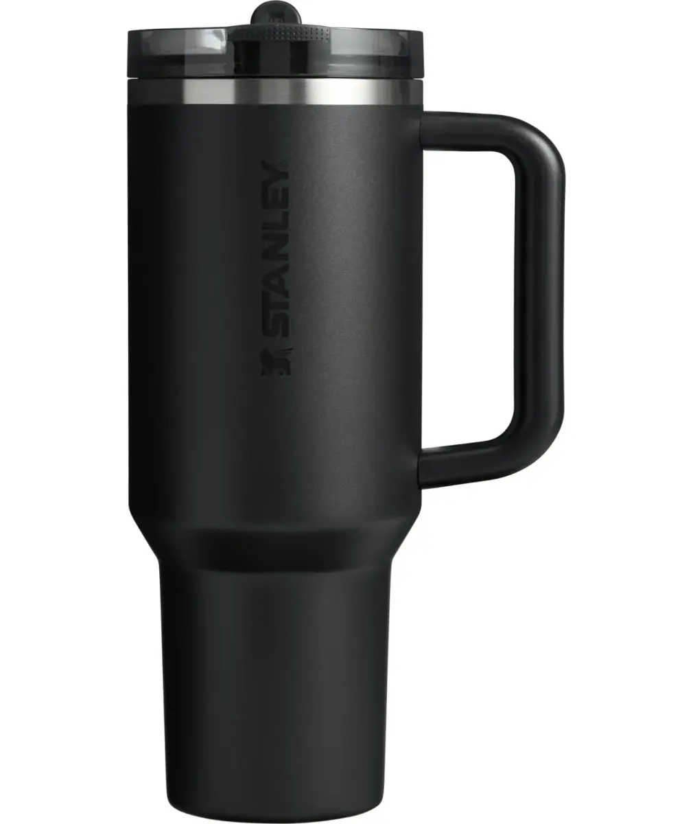 STANLEY Quencher ProTour Flipstraw Tumbler 40 oz, Black | Leakproof Insulated Stainless Steel Cup - main product image