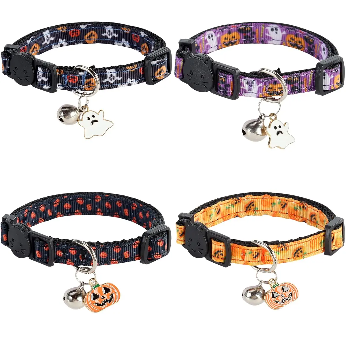Yizepet Cat Collars with Bells, Breakaway Kitten Collar, Cute Kitty Collar, Pet Supplies Accessories | Adjustable from 7.8-10.2 inches - main product image