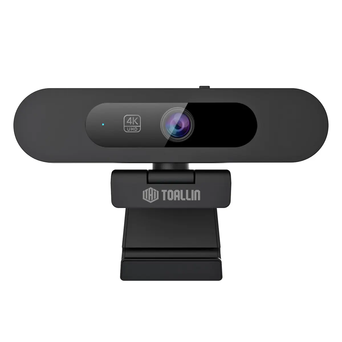 TOALLIN 4K AI Webcam with Auto-Framing & Noise-Canceling Microphones | 92° Wide Angle, 5X Digital Zoom, Auto Light Correction - main product image