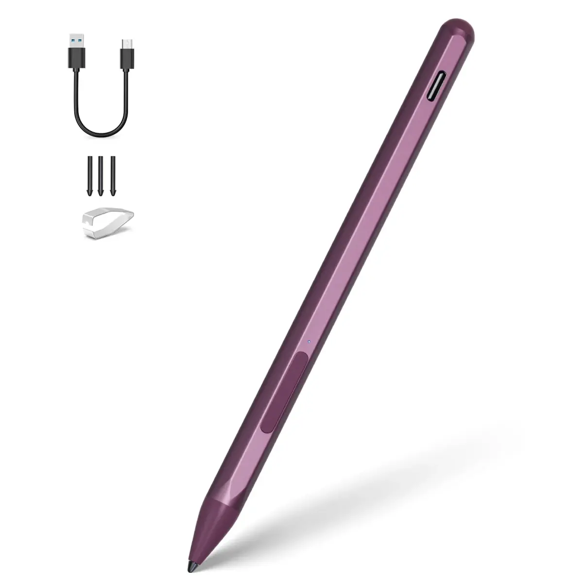 SSS·GRGB Red U-Shaped USB-C Stylus Pen for HP Envy/Pavilion/Spectre X360/X2 - MPP 2.0, 4096 Pressure, Tilt - main product image