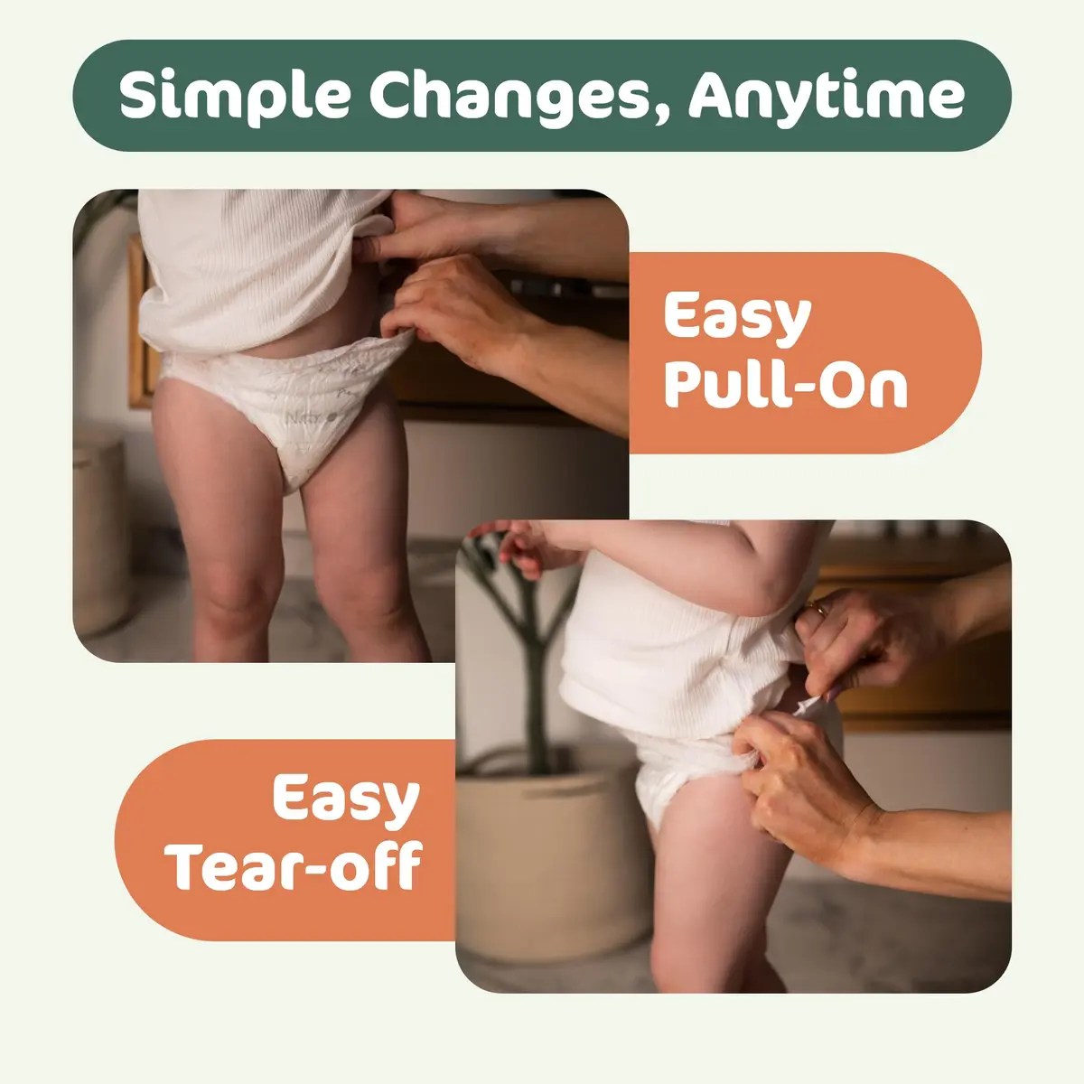 Naty FreeMovers Pull Up Training Pants Size 7 | Up to 12h Leak Protection, Hypoallergenic, 64 Count - view 8