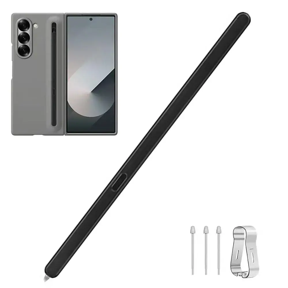 Bimahoo Black S Pen Fold Edition Stylus for Samsung Galaxy Z Fold 6/Fold 5 Phone Only with 3 Replacement Tips (4-Pack) - main product image