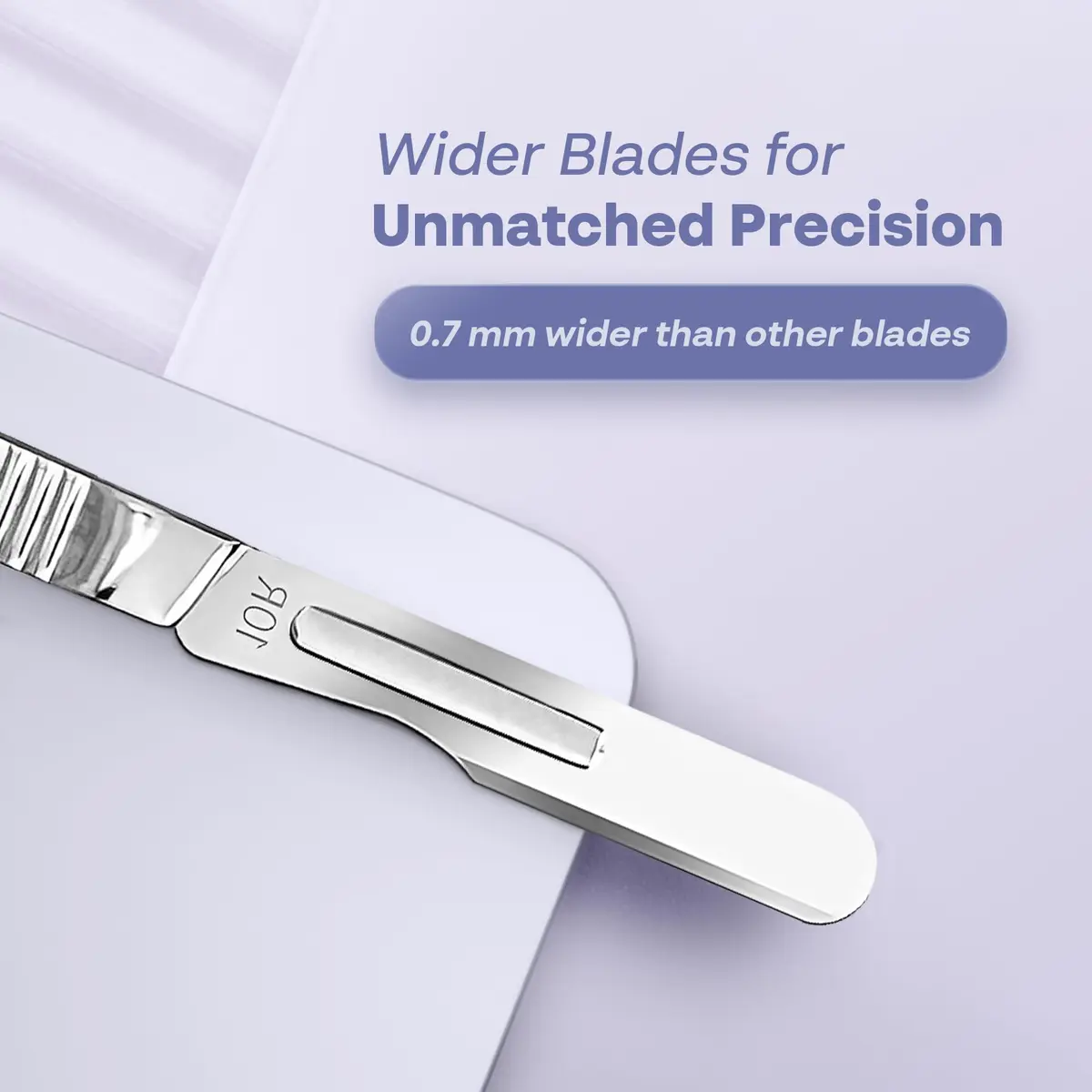 MyMed 10R Dermaplaning Blades Kit with #3 Handle - 15 Blades & Handle | Professional Face Tool - view 6
