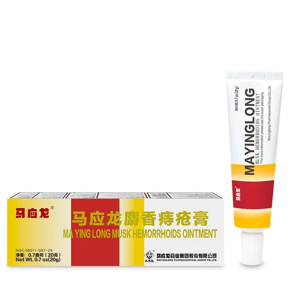 Mayinglong Musk Hemorrhoids Ointment 20g (0.71 oz) | FDA Approved Fast Relief for Itching & Discomfort - main product image