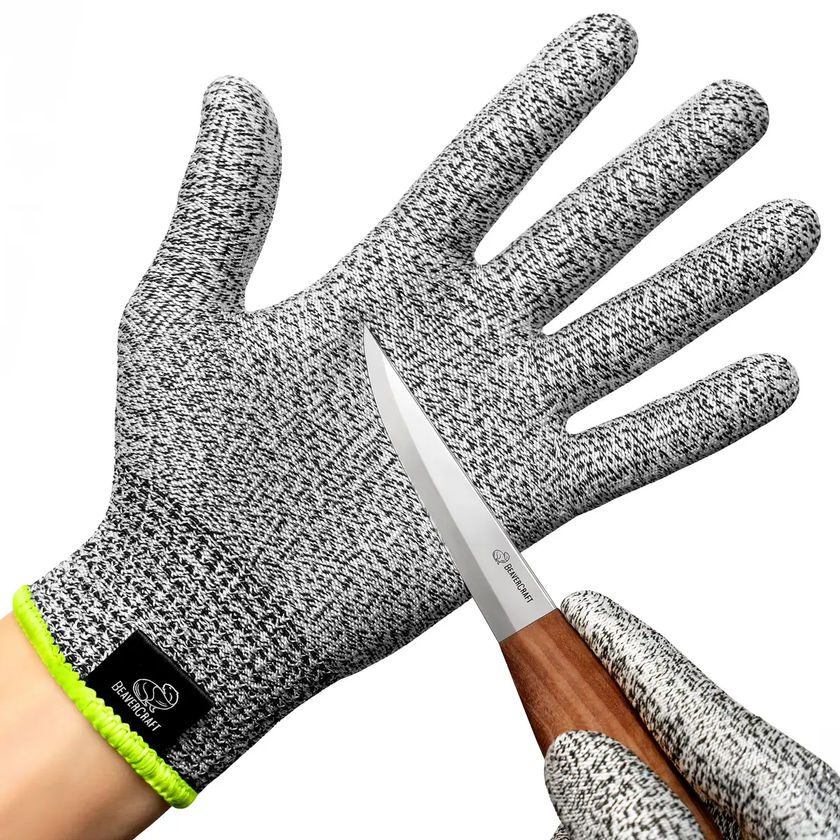 BeaverCraft Wood Carving Gloves CRG - Cut Resistant Gloves Level D for Woodworking & Food Prep (S) - main product image