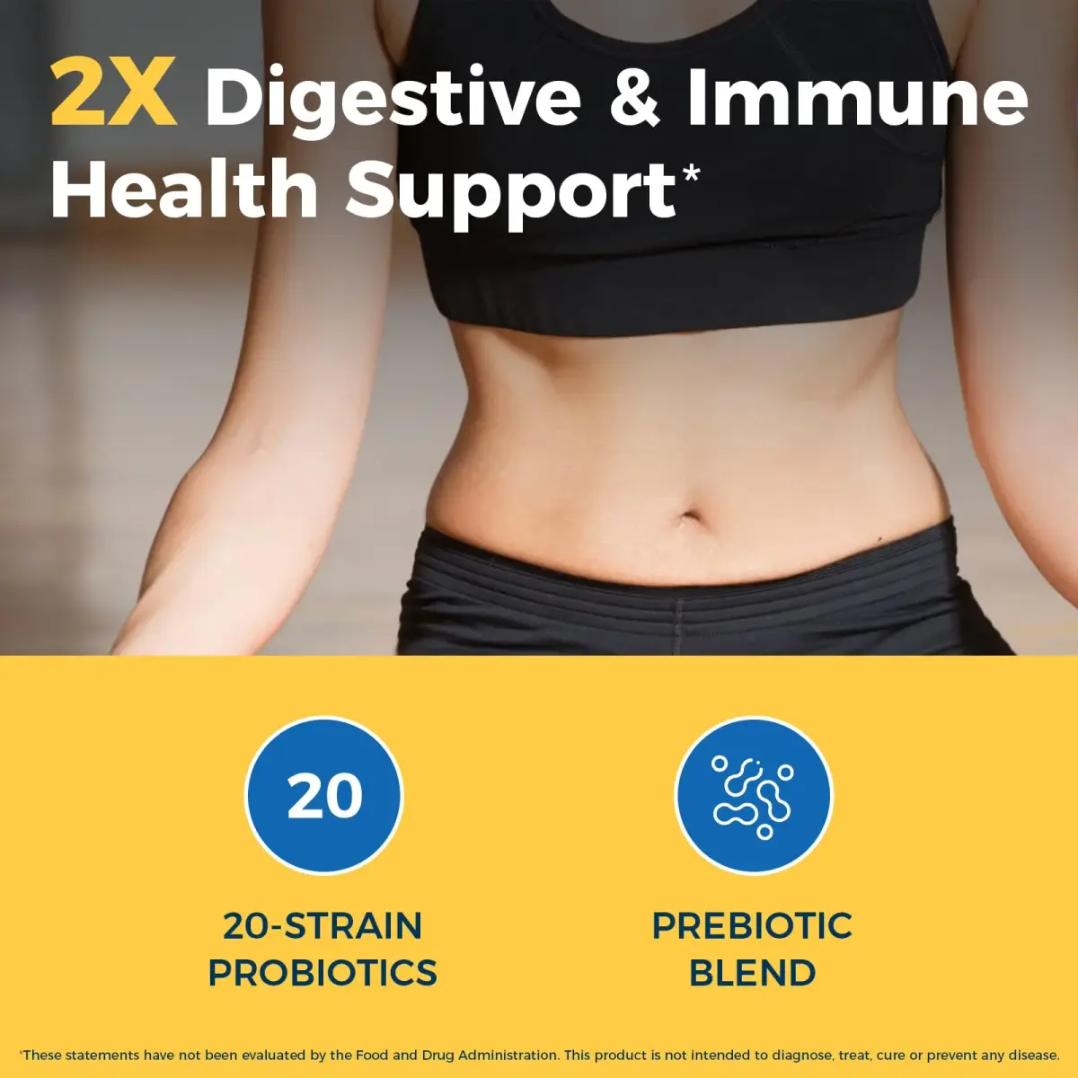 NewRhythm Probiotics 50 Billion CFU 20 Strains 120 Veggie Capsules | Digestive & Immune Health Support - view 4