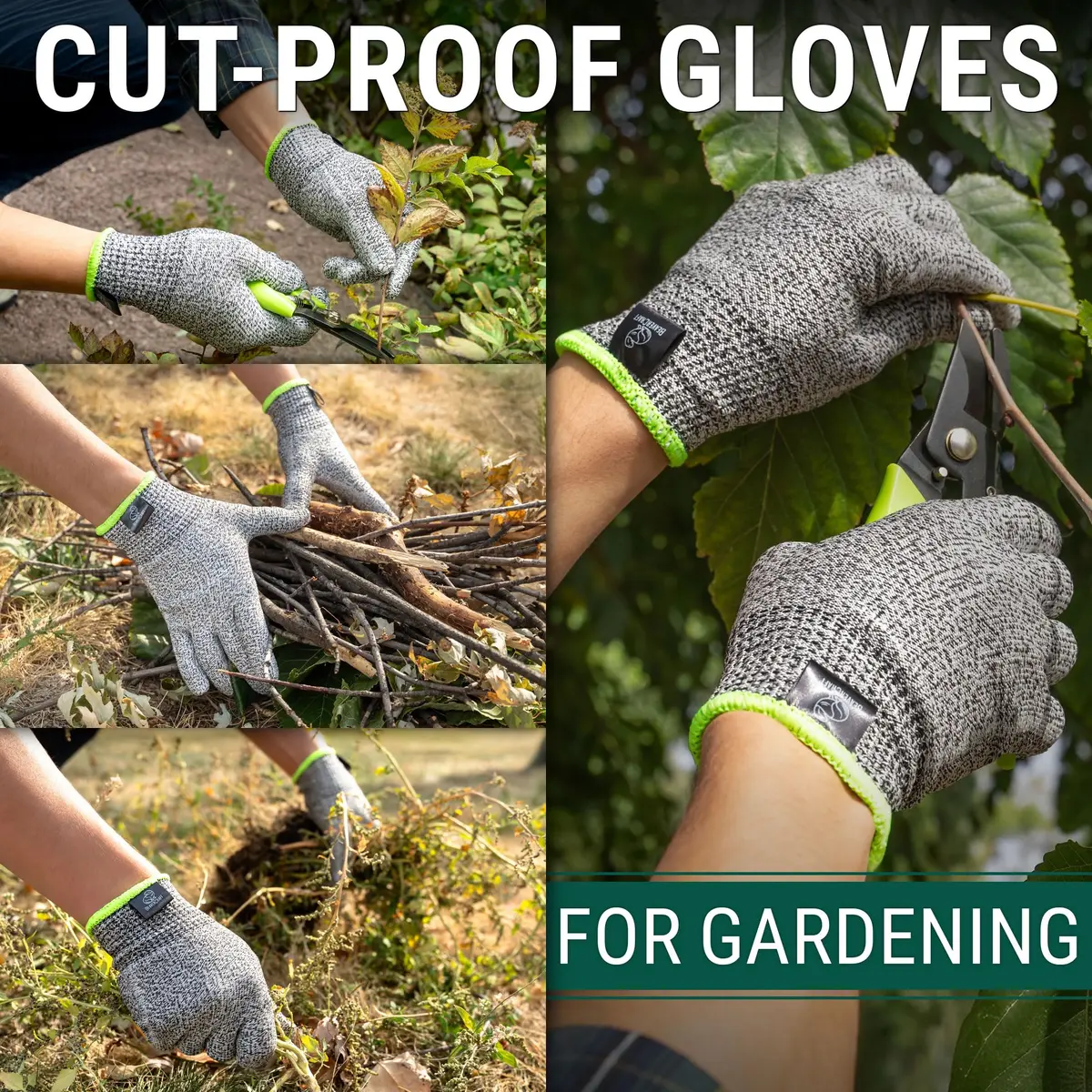 BeaverCraft Wood Carving Gloves CRG - Cut Resistant Gloves Level D for Woodworking & Food Prep (L) - view 4