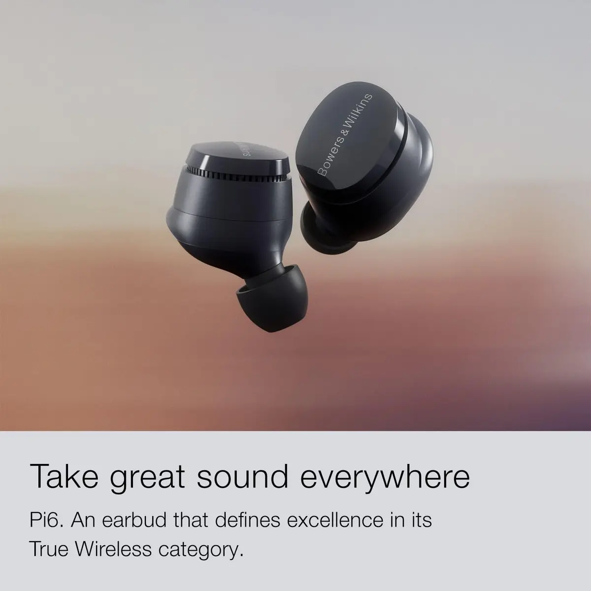 Bowers & Wilkins Pi6 Wireless Earbuds with 3 Built-In Mics, Forest Green | True Wireless High-Res Audio - view 2