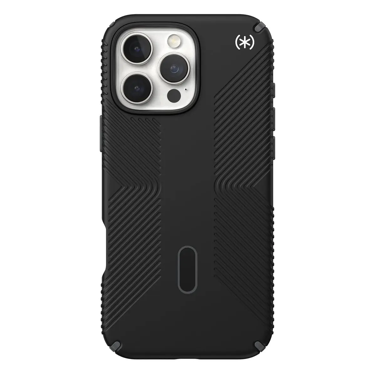 Speck Presidio 2 Grip iPhone 16 Pro Max Case - MagSafe & ClickLock Slim Black/Slate - view 7