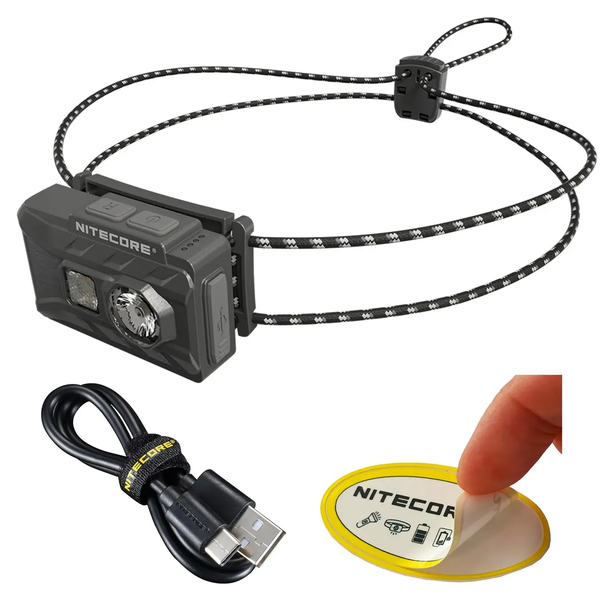 Nitecore NU20 Classic Ultralight Headlamp 360 Lumens | USB-C Rechargeable, Red Light, IP66 Waterproof - main product image