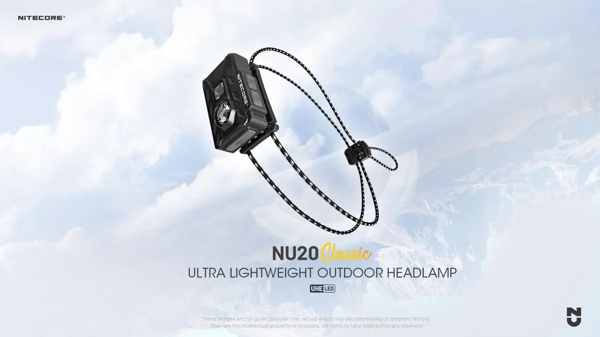 Nitecore NU20 Classic Ultralight Headlamp 360 Lumens | USB-C Rechargeable, Red Light, IP66 Waterproof - view 3