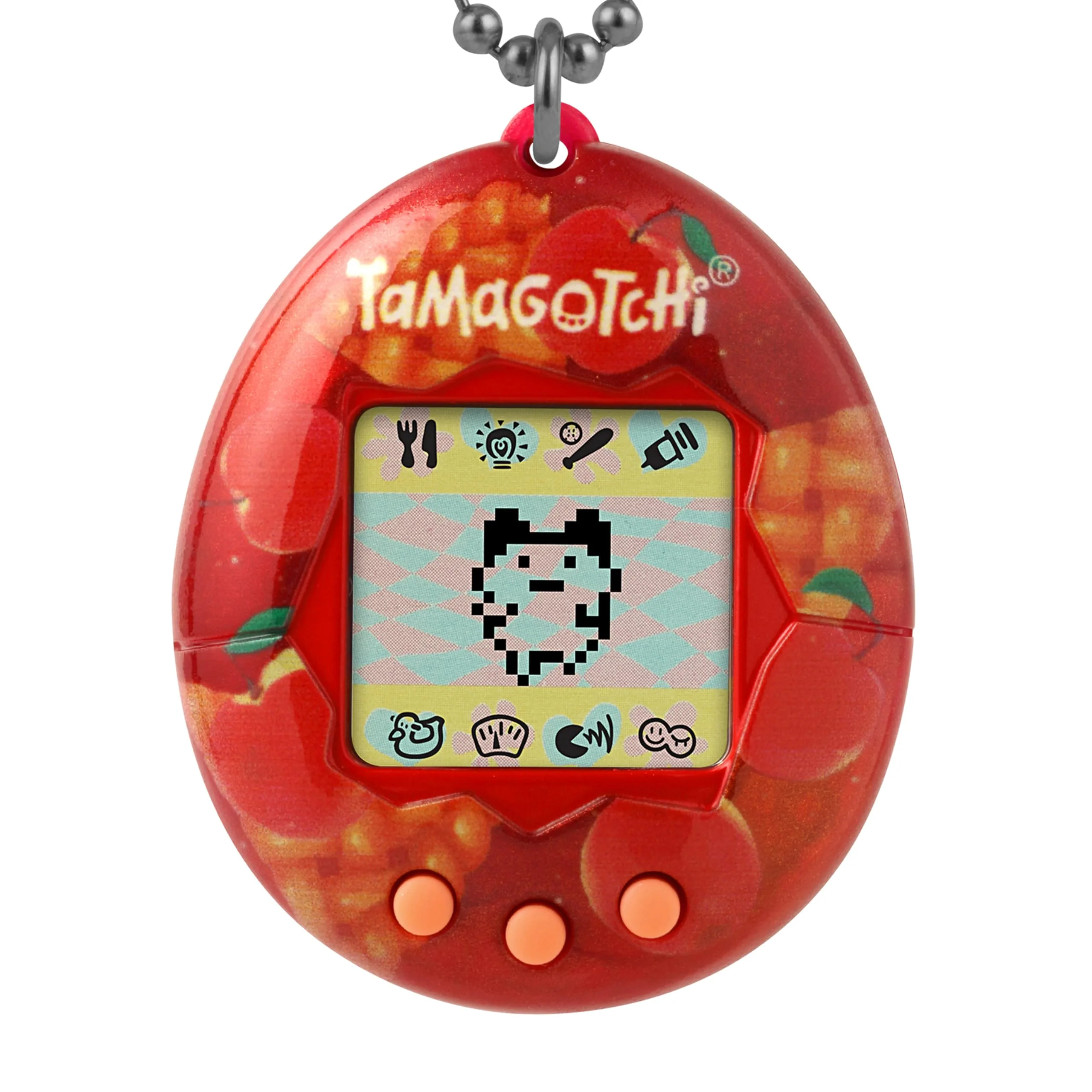 Tamagotchi Original Apple Sweets Edition | Nostalgic Virtual Pet with Keychain - main product image