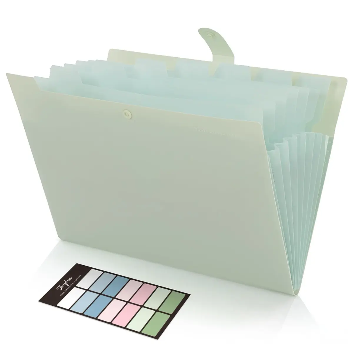 SKYDUE Expanding File Organizer with 8 Pockets, Letter Size | Accordion Document Folder for Home, Office, School - main product image