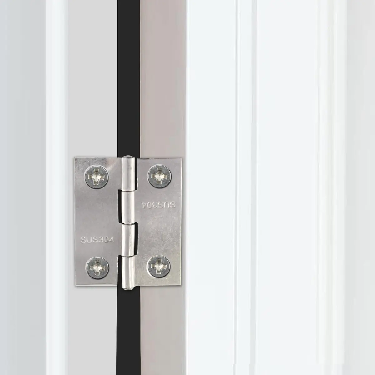Adyoney 1.42 inch 304 Stainless Steel Flat Hinges (36x29x3.7mm / 1.42x1.14x0.15inch) | Pack of 20 with 80 Screws - view 5