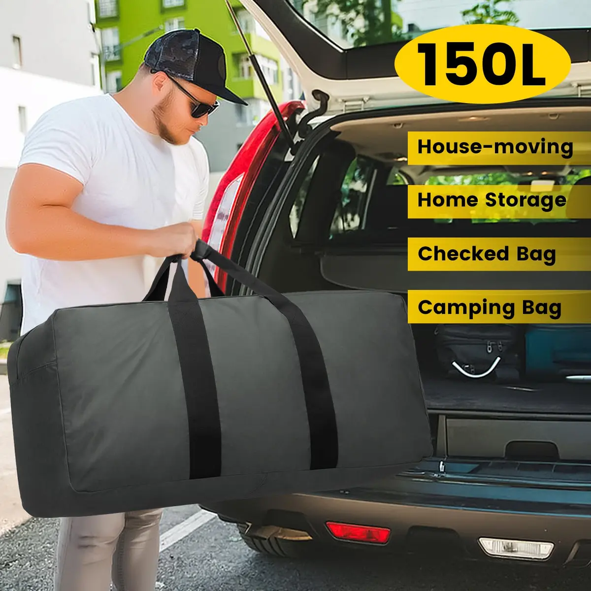 Vorspack 150L Extra Large Duffle Bag for Travel, Camping | Heavy-Duty & Spacious - view 6